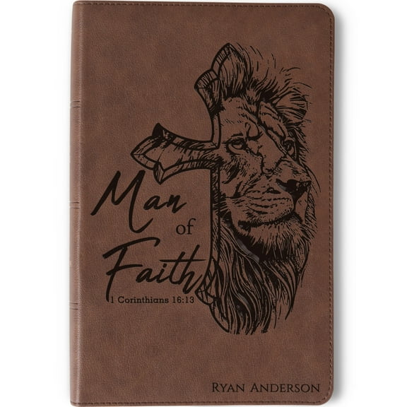 Personalized Bible for Men, KJV Single-Column Bible, Customized Bible for Men Name Engraved, King James Version, Bible gifts for men