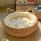thumbnail image 2 of Four Seasons Cat Bed - Woven, Removable, Breathable, Washable ShopWise Round, 2 of 15