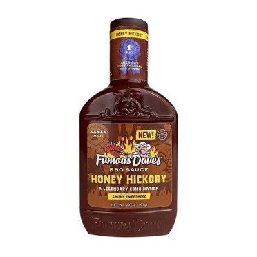 Famous Dave's Devil's Spit BBQ Sauce – 4-Pack, 19 Oz Bottles, Spicy & Smoky