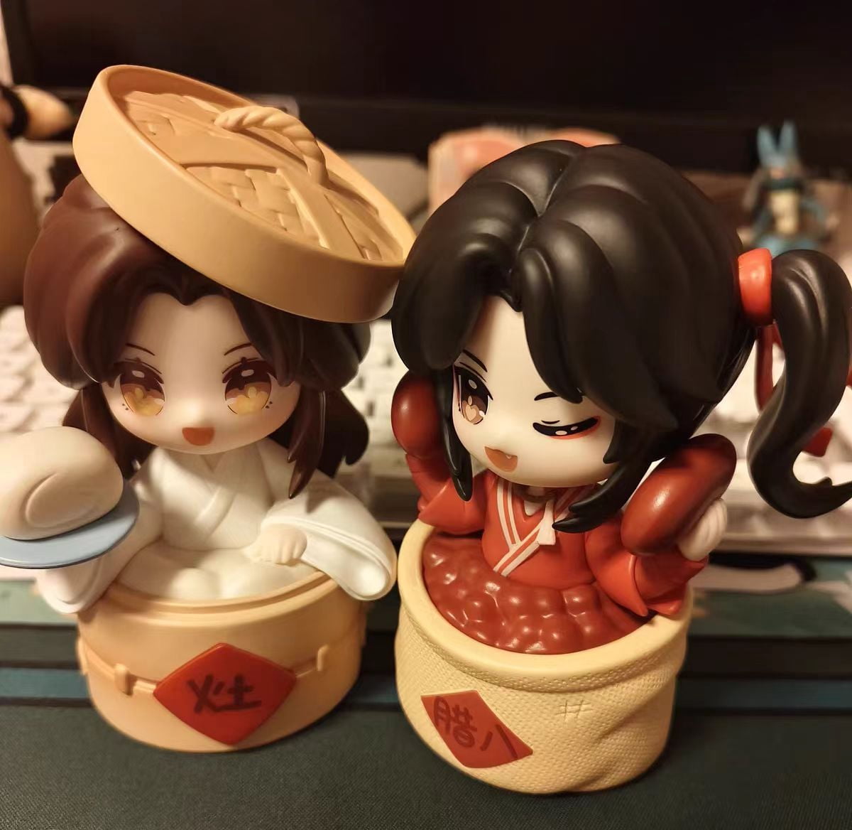 Anime Figure Blind Box, 5 inch Cute Heaven Officials Blessing Hua Cheng Xie Lian Blind Box Figure, Kawaii PVC Figurine