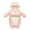 Pink, variant on Godderr 3M-3Y Newborn Toddler Hooded Jumpsuit Boys Girls Solid Color Thickened Cotton Coat Outdoor Warm Romper Winter One-Piece Romper Pajamas