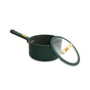 Thyme & Table 12-Piece Ceramic Non-Stick Granite Collection, Non-Toxic Cookware Set, Pots and Pans Set - Hunter Green