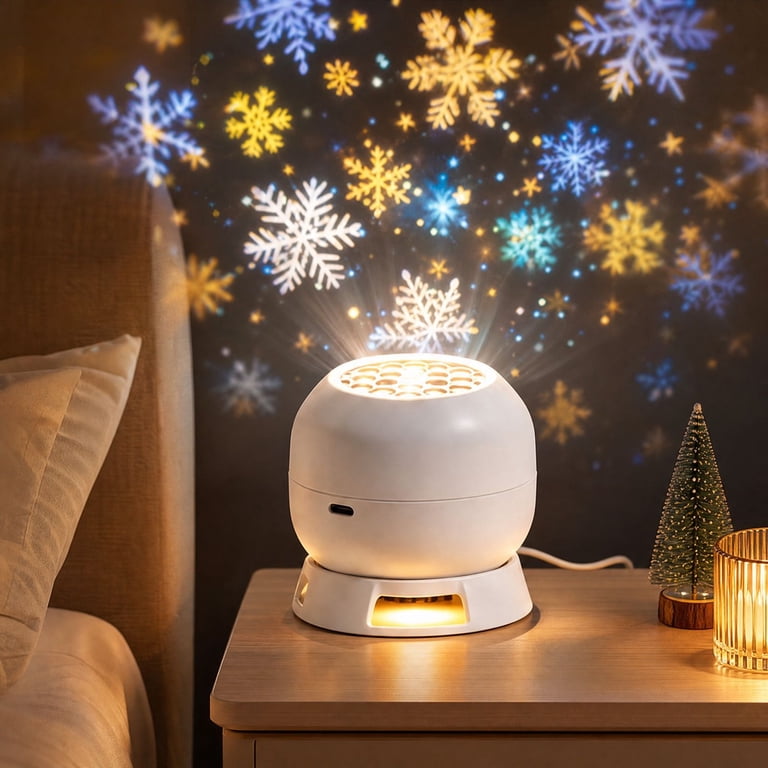 Touch Switch Plug In Design, Merry Glow Christmas Projector for Kids ...