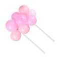 thumbnail image 1 of Wosthever Cake Topper Home Wedding Party Cake Globo Cinta Pajitas Decoración Pastelería Decoración Negro Oro Brillo Globo Kits de decoración para fiestas 6#, 1 of 6