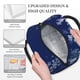 thumbnail image 3 of Fotbe Christmas Blue Bolsa de Almuerzo con Estampado, Lonchera Aislada, Contenedor de Comida Reutilizable Tipo Cooler a Prueba de Fugas, 3 of 6
