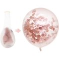 thumbnail image 4 of Globos de color oro rosa metálico de tacto lujoso, 12 pulgadas, látex ecológico no tóxico para decoración de cumpleaños y bodas, incluye cinta de oro rosa de 33 pies (50 piezas), 4 of 7