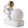 thumbnail image 1 of Spaceman Astronaut Figurine Night Mesa Lámpara de escritorio dorado Sunnimix astronauta luna luz de la noche, 1 of 6