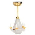 thumbnail image 3 of Dollhouse Ceiling Lamp, Beautiful Miniature Chandelier Lightweight Decorative  For 3 Years Old Above, 3 of 8