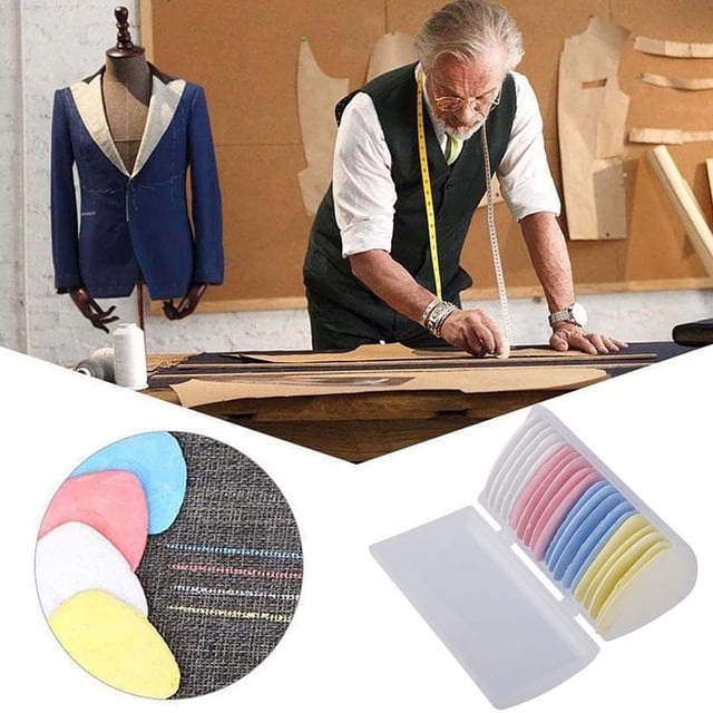 SHAGUOZHOU Tailors Chalk Sewing Chalk For Fabric Triangle Tailors Chalk For Fabric Fabric Chalk Fabric Chalk For Sewing Fabric Marker Precision Straight Edge Straight Edge Mill Woodworking