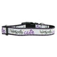 thumbnail image 3 of Halloween Pet Dog  Cat Nylon Collar or Leash, "Wickedly Cute", 3 of 3