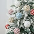 thumbnail image 4 of 3" Christmas Ball Ornaments, Christmas Ball Decorations Shatterproof Plastic Hanging Pearl Balls for Holiday Party, Red, 4 of 6