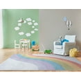 thumbnail image 3 of Well Woven Kids Rugs Rainbow Modern Multi Color Printed Distressed Machine Washable 3'3" x 5' Area Rug, 3 of 7