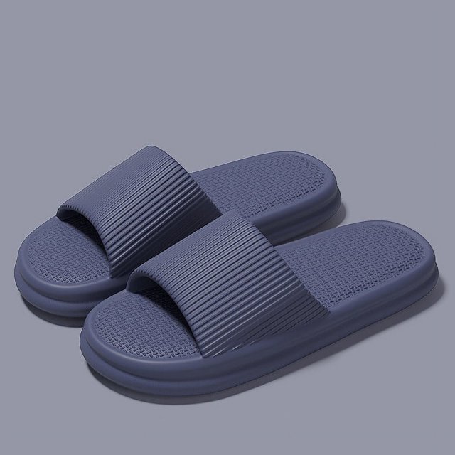 Zapatillas de hombre de talla grande 48 49, suela blanda de EVA, zapatilla de casa para mujer, sandalias de playa de verano para parejas, chanclas informales, zapatos deslizantes para el baño