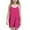 Hot Pink, variant on Busydd Girls Dresses with Pockets 5-14 Years Casual Solid Color Toddler Teen Girl Clothes Trendy Spaghetti Straps Summer Mini Dresses for Girls