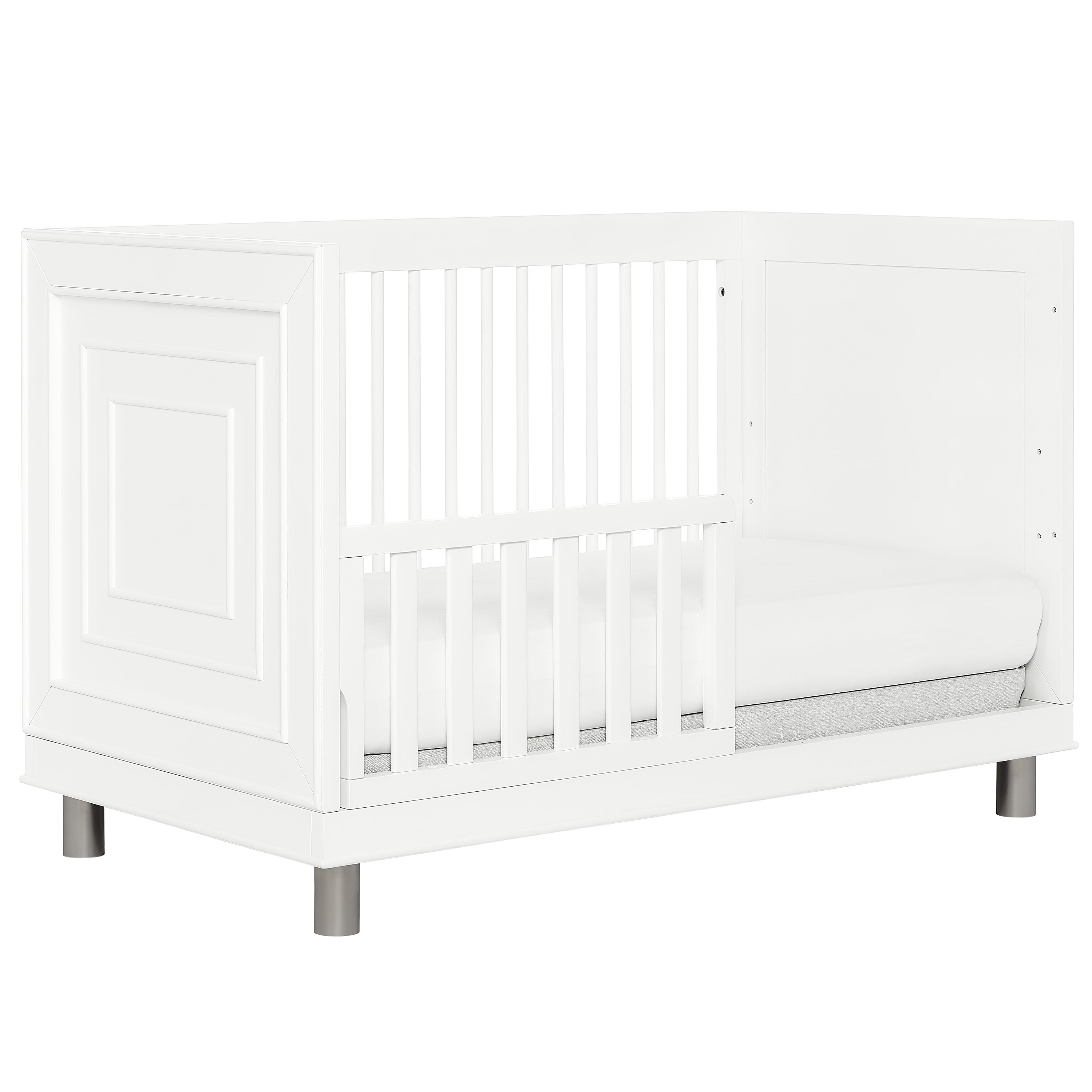 Evolur Convertible Crib Toddler Guard Rail In White