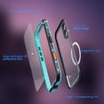 thumbnail image 3 of Magnetic for iPhone 17 Case Waterproof,Built-in Screen Protector[IP68 Underwater][Upgrade Military Dropproof][Compatible with Mag Safe] Full Body Shockproof Translucent Case,Blue, 3 of 12