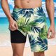 thumbnail image 5 of Pantalones Cortos Casuales para Hombre Imprimir con Bolsillos Pantalones de Playa de Cintura Elástica, Pantalones Cortos de Cintura Elástica para Hombre, 5 of 6