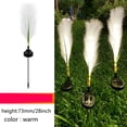 thumbnail image 2 of Luces solares con forma de flor para jardín: luces decorativas LED exteriores con 7 colores cambiantes, encendido/apagado automático, impermeables y alimentadas por energía solar para patio, terraza, 2 of 5