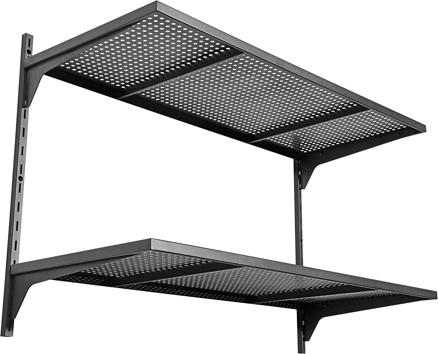 Sanhang 1.3x3.3ft Wall Shelf Garage Storage Racks Floating Shelves, Adjustable Height Floating