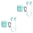 thumbnail image 1 of jesticaly Silicone Wireless for True Wireless Earphone Cover Box Charging Case green 2Set, 1 of 6