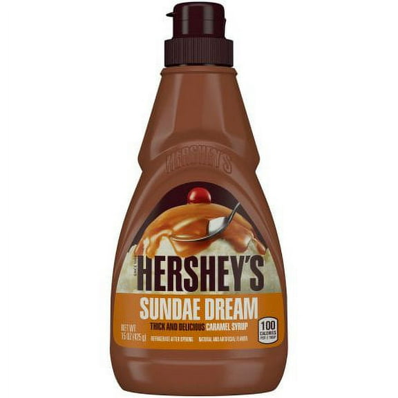 Hershey's Classic Caramel Sundae Syrup (Pack of 24)