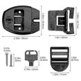 thumbnail image 2 of 8 Sets Spa Hot Tub Cover Broken Latch Repair Kit Spa Cover Lock Slot Replacement Latches Clip Lock [xc], 2 of 4