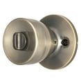 thumbnail image 4 of Brinks Keyed Entry Classic Bell Style Doorknob and Deadbolt Combo pack, Antique Brass Finish, 4 of 14