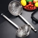 thumbnail image 4 of Cuchara espumadera profesional, cuchara ranurada de acero inoxidable para recoger y colar de forma segura, utensilio de cocina con mango largo (resistente al calor), 4 of 6