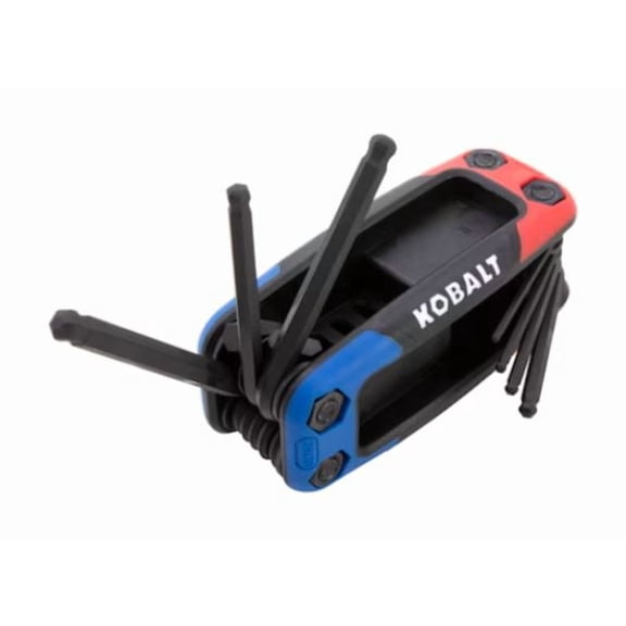 Kobalt Assorted Standard (SAE) and Metric Combination 17-Pieces Ball End Hex Key Set