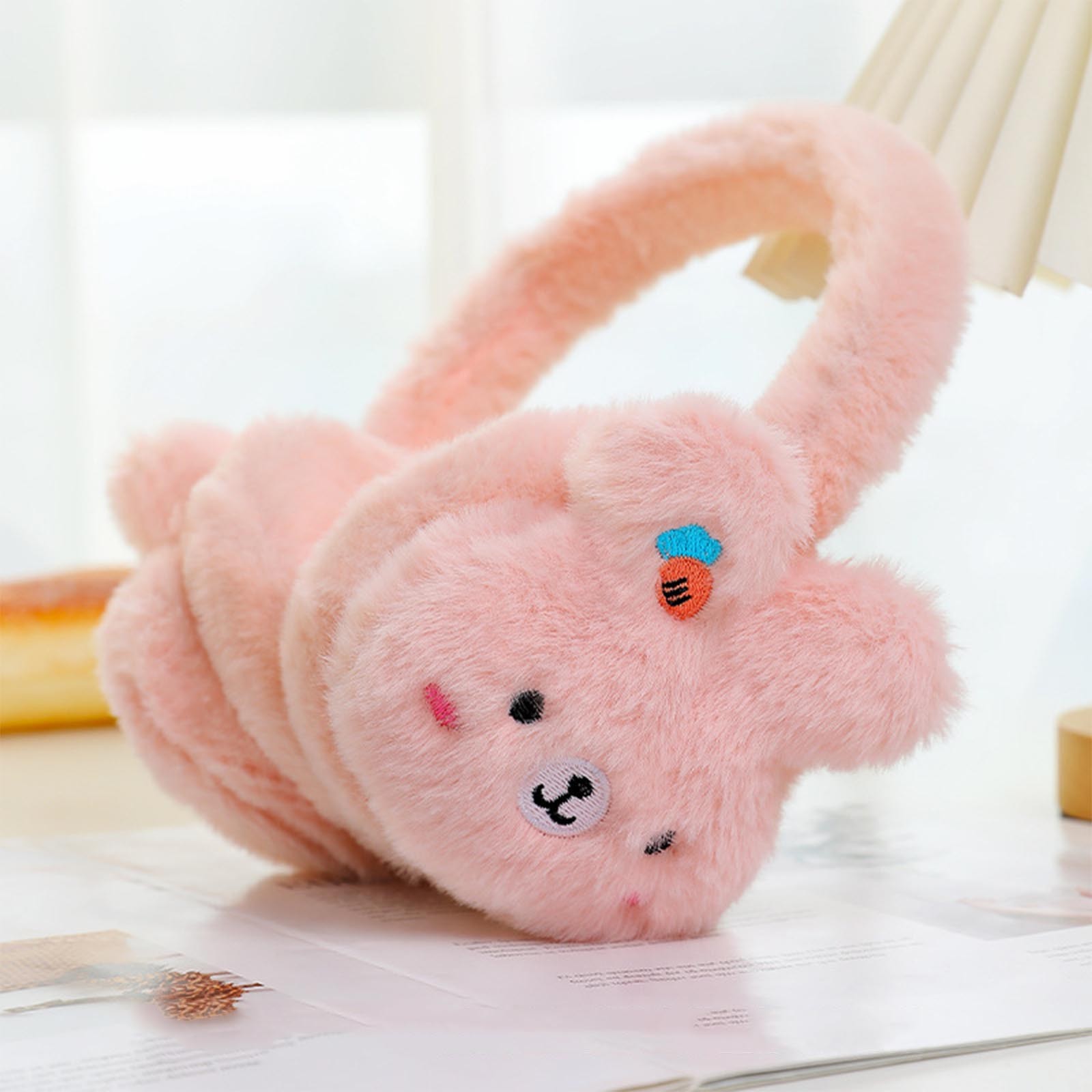 Cache-oreilles D'hiver Pour Enfants - Lot De 2, Doux Et Chauds Pour Filles - Peluche Confortable