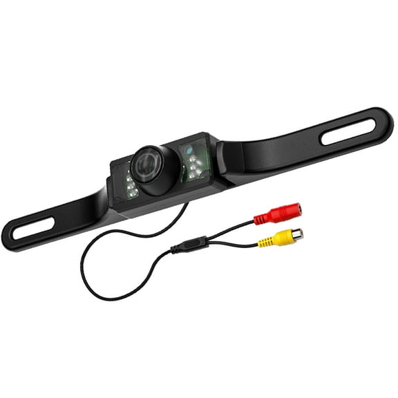 170° License Plate Car Rear View Reverse Backup Camera Night Vision Waterproof 7LED