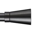 thumbnail image 2 of Tekno 25 - 84 in. Non-Adjustable 1-1/8 in. Single Traverse Window Curtain Rod Set in Black with Linea Finial, 2 of 6
