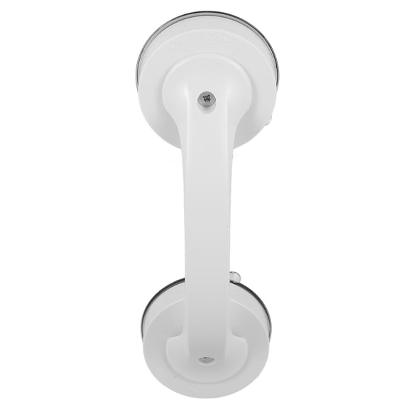 UPKOCH Durable Plastic Bathroom Grab Bar White Handrail for Bathtubs and Showers