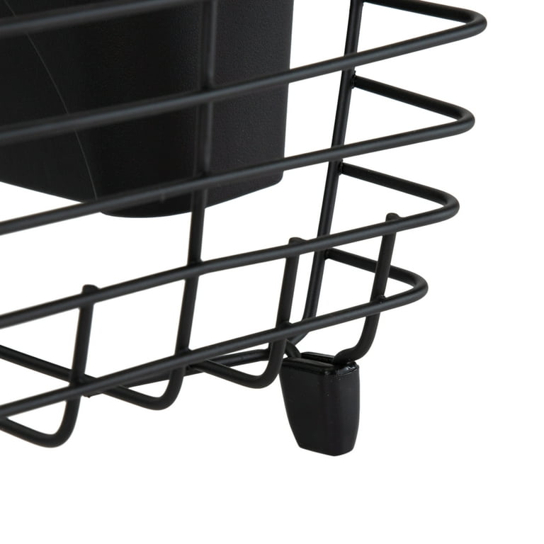 Kitchen Details Flat Wire Dish Rack in Black