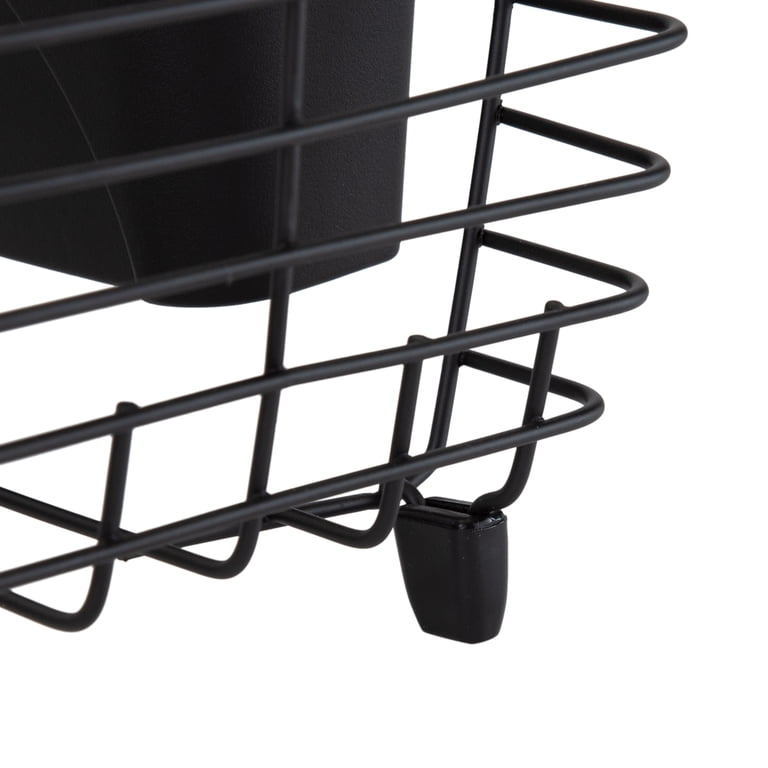 Kitchen Details Flat Wire Dish Rack, Black photo 7