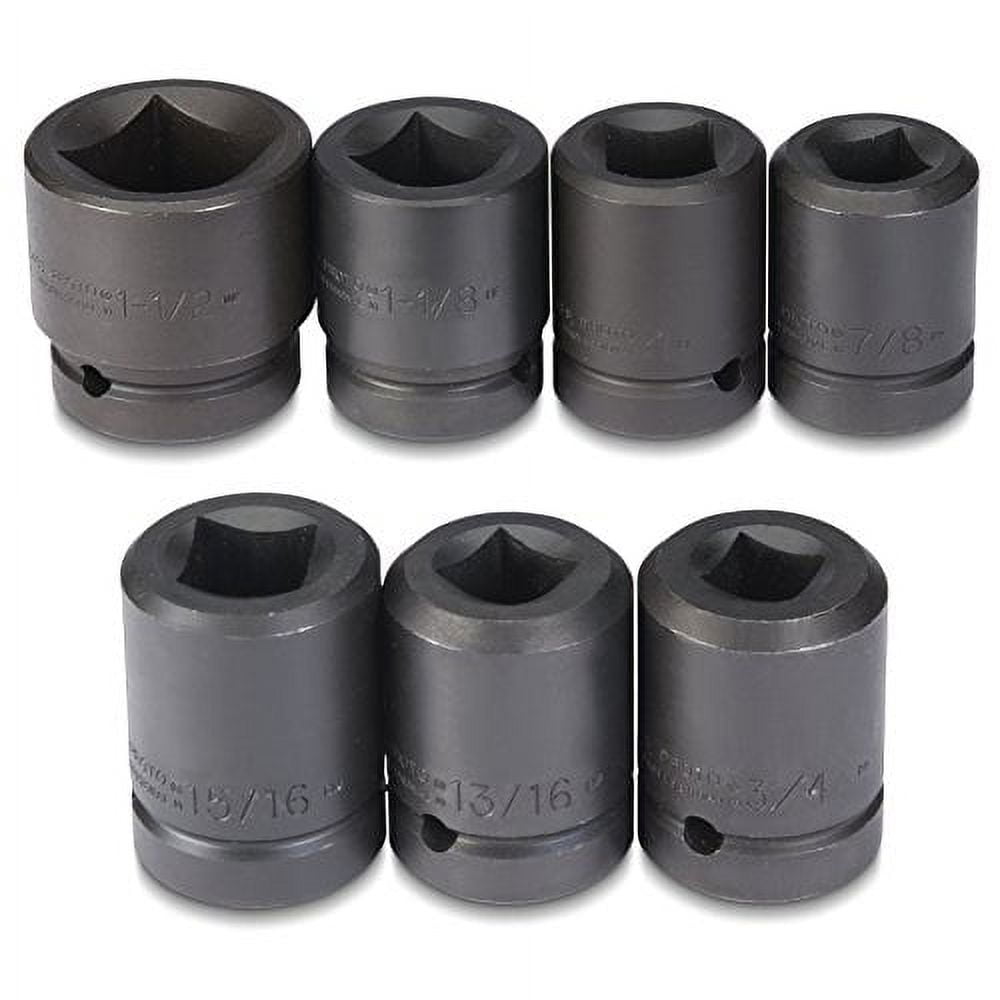 Proto 1In Drive 4Pt Impact Socket Set 7Pc