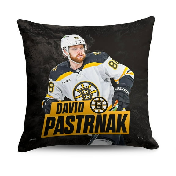 The Northwest Group David Pastrnak Boston Bruins 18" x 18" Player Printed Throw Pillow