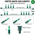 thumbnail image 3 of Luces Mini Navideñas TWINGLEHOME Ultra Brillantes 300L 19.4m, 3 of 6