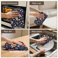 thumbnail image 6 of 2 Pcs Pioneer Flower Floral Print Pattern Kitchen Towels, Funny Microfiber Dish Towel Set, 18" X 26" Tea Towels, 6 of 6