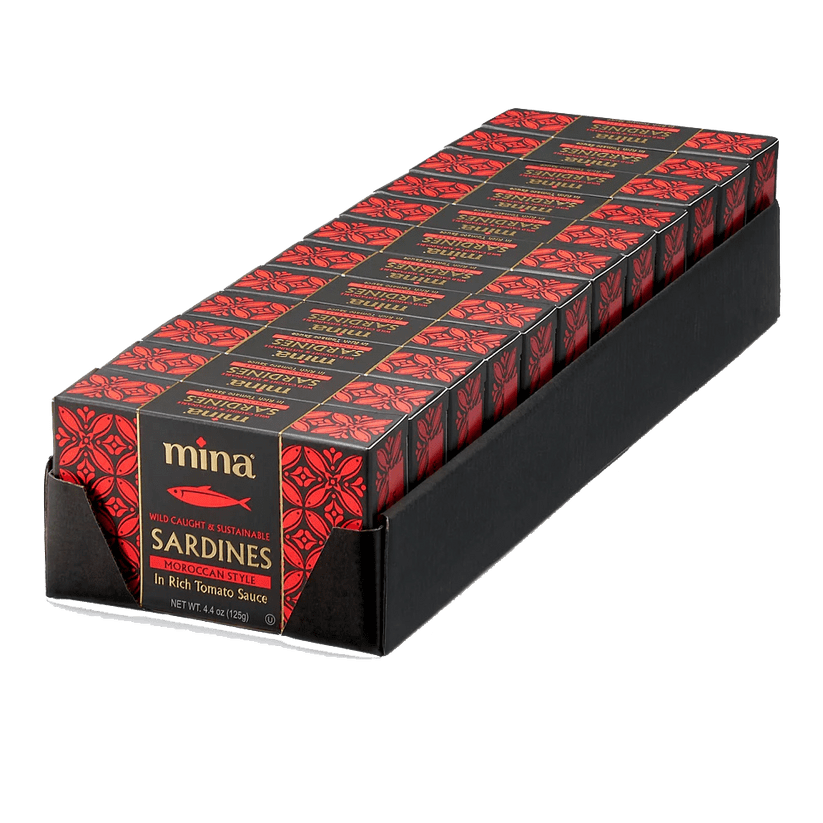 (Pack of 12) MINA Sardines in Morning Tomato Sauce 4.4 Oz