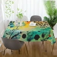 thumbnail image 5 of Yayeee Tablecloths for Rectangular Tables 54 x 54 inch Party Table Cover, Colorful Plants, 5 of 6