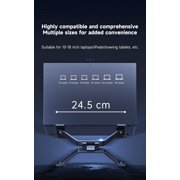 Laptop Stand for Desk Aluminum, Ergonomic Height Adjustable Portable Monitor Stand, Fit MacBook, HP, Dell, Lenovo 10-18” & Tablets