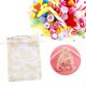 thumbnail image 4 of 100 Bolsas de organza para recuerdos de boda Organizador de jabones de regalo doradas 9x12 cm NikouMX, 4 of 8