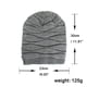 thumbnail image 4 of Gorro largo y holgado, gorro unisex para mujer, hombre, gorros de punto cálidos de invierno (negro) Rojo Verde, 4 of 5