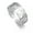 silver, variant on Cross Filigree Rings Stainless Steel Open Ring Amulet Christian Prayer Jewelry
