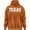 Orange, variant on Unisex Texas State Print Pullover Hoodie Game Day Fan Gear Long Sleeve Comfortable Couples Sweatshirt Orange,XL
