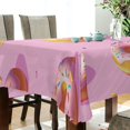 thumbnail image 5 of Yayeee Tablecloths 60" x 90" Rectangle Wrinkle Resistant Party Table Cover, Cartoon Doughnuts, 5 of 8