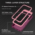 thumbnail image 3 of Petocase for Google Pixel 9 Pro XL Case,Rugged Heavy Duty Shockproof Dust/Drop Proof Phone Case for Google Pixel 9 Pro XL,Purple/Pink, 3 of 8