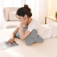 thumbnail image 4 of PONPRNGY office Long Term Sitting Waist Chair Waist Pillow Lunch Break Cushion Pillow Cervical Vertebra Pillow Foot Pad Leg Lifting Pillow, 4 of 6