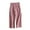 Pink, variant on Holiday Deals! Ohufall Pants Women's Pants, Solid Color Casual Feeling Of Falling Button Cotton And Linen Pants Women Summer, Straight Barrel Ninth Pants Clearance